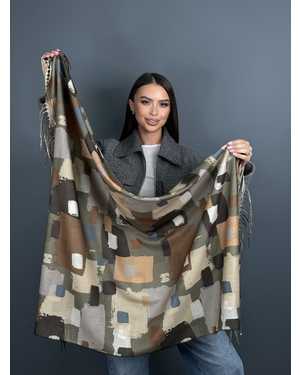ПЛАТОК СОСТАВ: 100% CASHMERE РАЗМЕР: 110*110CM