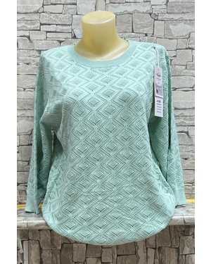 СВИТЕР ТКАНЬ 65% COTTON, 35% POLYESTER