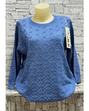 СВИТЕР ТКАНЬ 65% COTTON, 35% POLYESTER