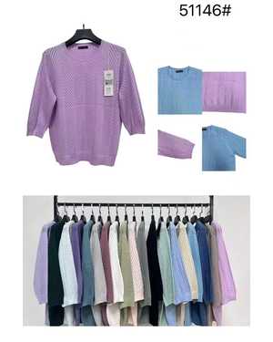 СВИТЕР ТКАНЬ 65% COTTON, 35% POLYESTER