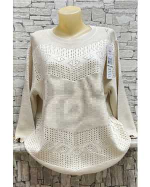 СВИТЕР ТКАНЬ 65% COTTON, 35% POLYESTER