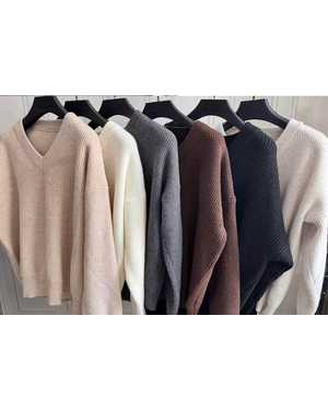 СВИТЕР ТКАНЬ 48% CASHMERE, 29% WOOL, 18% COTTON, 5% ELASTANE