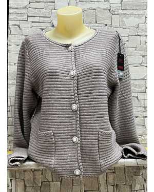КАРДИГАН ТКАНЬ 70% COTTON, 20% CASHMERE, 10% ELASTANE