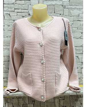 КАРДИГАН ТКАНЬ 70% COTTON, 20% CASHMERE, 10% ELASTANE