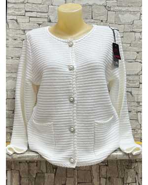 КАРДИГАН ТКАНЬ 70% COTTON, 20% CASHMERE, 10% ELASTANE