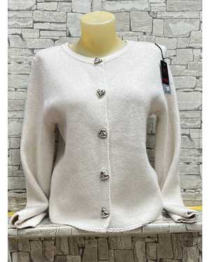 КАРДИГАН ТКАНЬ 70% COTTON, 20% CASHMERE, 10% ELASTANE