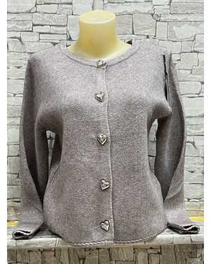 КАРДИГАН ТКАНЬ 70% COTTON, 20% CASHMERE, 10% ELASTANE