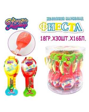 Желейный Мармелад Фиеста В упаковке 18г*30шт