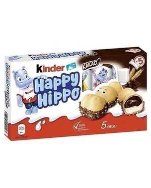 Киндер Kinder Happy Hippo:С Какао и Фундуком 104гр