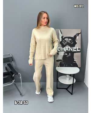 ЖЕНСКИЙ КОСТЮМ ДВОЙКА ТКАНЬ 70% WOOL ; 30% POLYESTER