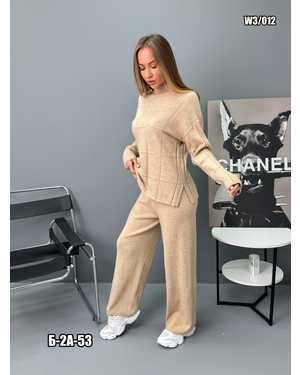 ЖЕНСКИЙ КОСТЮМ ДВОЙКА ТКАНЬ 70% WOOL ; 30% POLYESTER