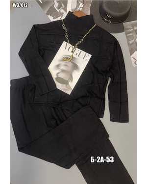 ЖЕНСКИЙ КОСТЮМ ДВОЙКА ТКАНЬ 70% WOOL; 30% POLYESTER