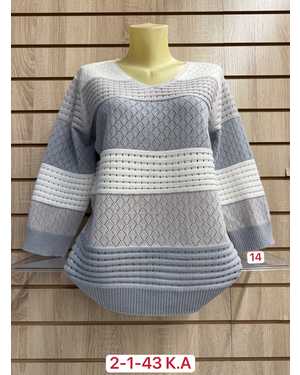СВИТЕР ТКАНЬ 65% COTTON, 35% POLYESTER