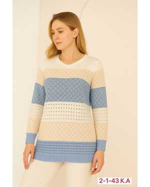СВИТЕР ТКАНЬ 65% COTTON, 35% POLYESTER