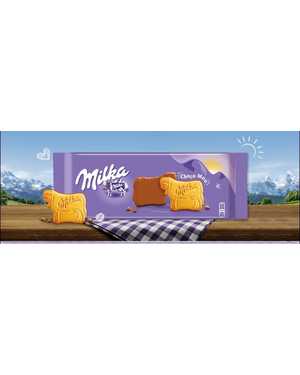 Milka Chocolate Cow Милка печенье в шоколаде 120гр
