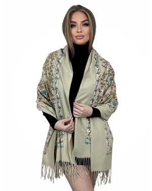 ПАЛАНТИН СОСТАВ: 100% CASHMERE РАЗМЕР: 75*180 CM