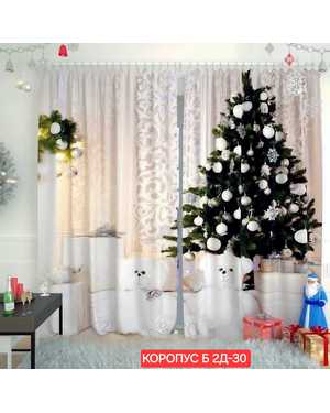 Фотошторы 3д ткань габардин. Ширина: 2,9м Высота: 2,6м