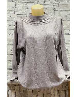 СВИТЕР ТКАНЬ 43% COTTON, 38% CASHMERE, 10% WOOL, 9% ELASTANE