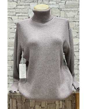 СВИТЕР ТКАНЬ 43% COTTON, 38% CASHMERE, 10% WOOL, 9% ELASTANE