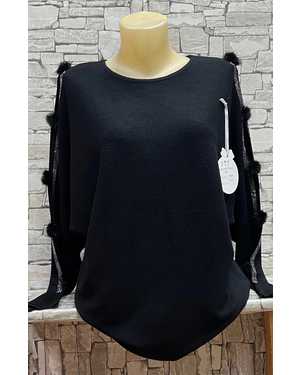 КОФТА ТКАНЬ 48% VISCOSE, 24% NYLON, 28% POLYESTER