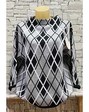 СВИТЕР ТКАНЬ 48% VISCOSE, 24% NYLON, 28% POLYESTER