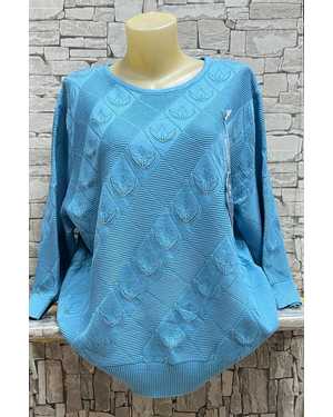 КОФТА ТКАНЬ 95% COTTON, 5% POLYESTER