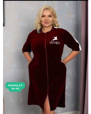 ХАЛАТ ТКАНЬ ВЕЛЮР