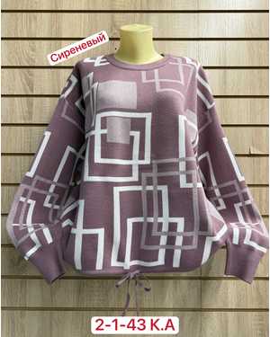 СВИТЕР ТКАНЬ 55% COTTON, 35% WOOL, 10% ELASTANE
