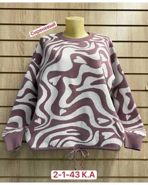 СВИТЕР ТКАНЬ 55% COTTON, 35% WOOL, 10% ELASTANE