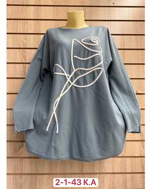 ТУНИКА ТКАНЬ 30% ACRYLIC, 28% CASHMERE, 25% MODAL, 10% WOOL, 7% ELASTANE