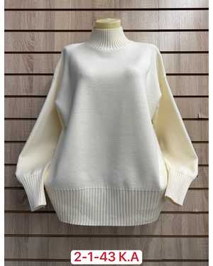 СВИТЕР ТКАНЬ 55% COTTON, 35% WOOL, 10% ELASTANE