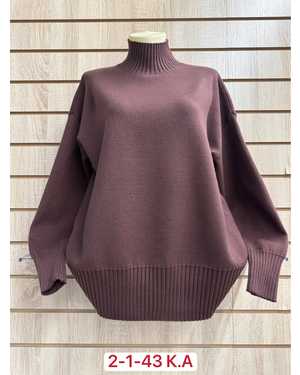 СВИТЕР ТКАНЬ 55% COTTON, 35% WOOL, 10% ELASTANE