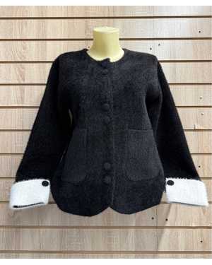 КАРДИГАН ТКАНЬ 20% WOOL, 80% POLYESTER