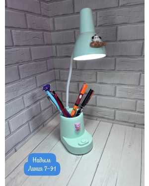 лампа настольная-подставка канцелярская LED 4 диода 