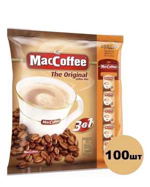 Кофе Маккоффее 3в1 В упаковке 100шт