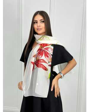ШАРФ СОСТАВ: 100% CHIFFON РАЗМЕР: 55*165 CM