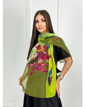 ШАРФ СОСТАВ: 100% CHIFFON РАЗМЕР: 55*165 CM