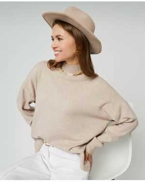 СВИТЕР ТКАНЬ 48% CASHMERE, 29% WOOL, 18% COTTON, 5% ELASTANE