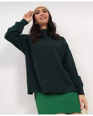 СВИТЕР ТКАНЬ 48% CASHMERE, 29% WOOL, 18% COTTON, 5% ELASTANE