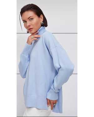 СВИТЕР ТКАНЬ 48% CASHMERE, 29% WOOL, 18% COTTON, 5% ELASTANE