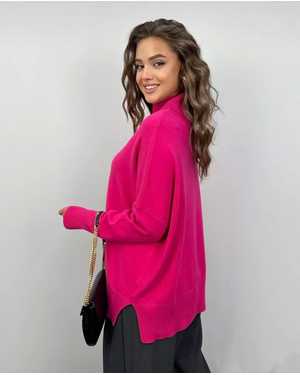 СВИТЕР ТКАНЬ 48% CASHMERE, 29% WOOL, 18% COTTON, 5% ELASTANE