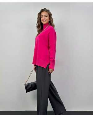СВИТЕР ТКАНЬ 48% CASHMERE, 29% WOOL, 18% COTTON, 5% ELASTANE