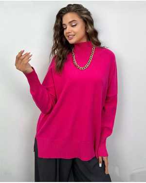 СВИТЕР ТКАНЬ 48% CASHMERE, 29% WOOL, 18% COTTON, 5% ELASTANE