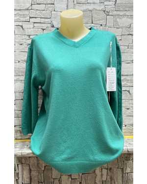 КОФТА ТКАНЬ 45% COTTON, 40% CASHMERE, 15% ELASTANE