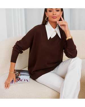 СВИТЕР ТКАНЬ 48% CASHMERE, 29% WOOL, 18% COTTON, 5% ELASTANE