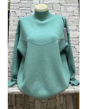СВИТЕР ТКАНЬ 70% COTTON, 20% CASHMERE, 10% ELASTANE