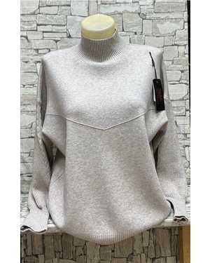 СВИТЕР ТКАНЬ 70% COTTON, 20% CASHMERE, 10% ELASTANE