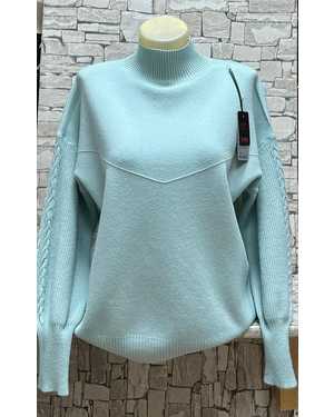 СВИТЕР ТКАНЬ 70% COTTON, 20% CASHMERE, 10% ELASTANE