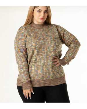 СВИТЕР ТКАНЬ МЯГКИЙ ПУШИСТЫЙ ПЛОТНАЯ, 48% CASHMERE, 29% WOOL, 18% COTTON, 5% ELASTANE