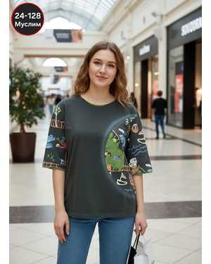КОФТА ТКАНЬ ТРИКОТАЖ